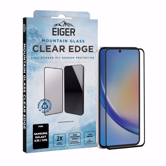 Picture of Eiger Eiger Mountain Glass CLEAR EDGE Screen Protector GRS for Samsung A35 / A55
