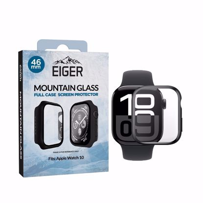 Picture of Eiger Eiger Mountain Glass Full Case for Apple Watch Series 11/ 10 46mm in Black